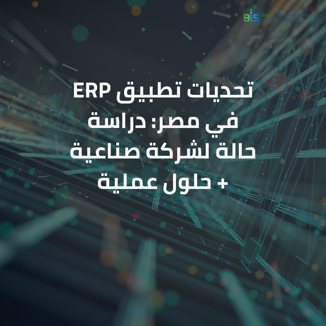 تحديات تطبيق ERP في مصر دراسة حالة لشركة صناعية + حلول عملية